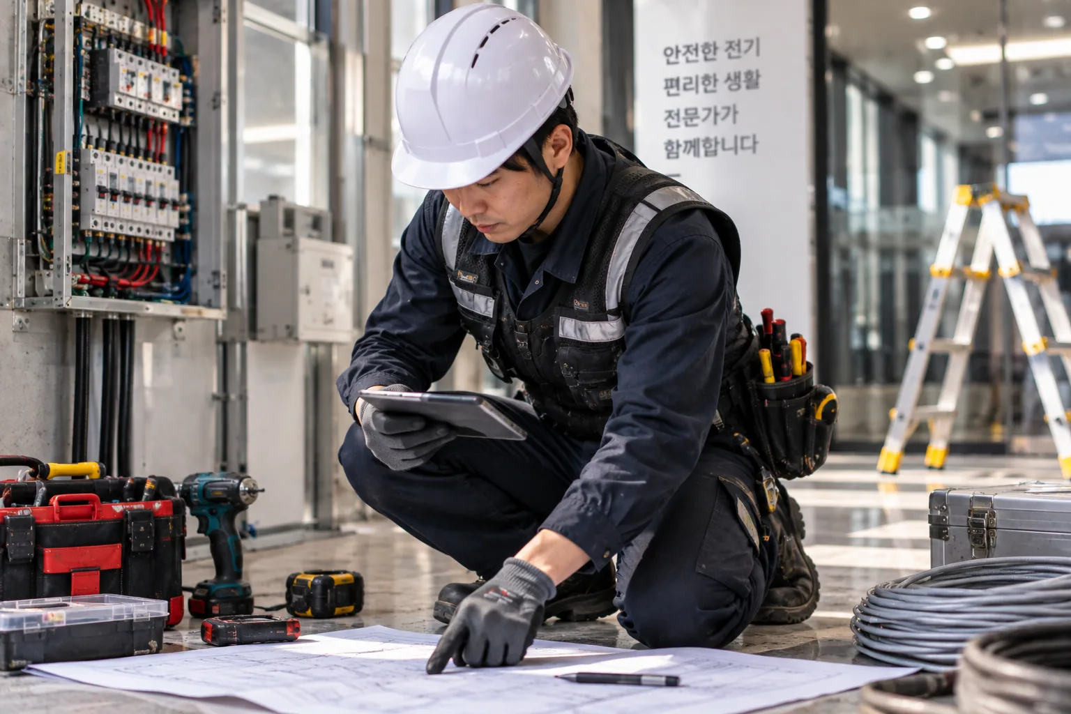 전기공사 현장 점검 및 설계 확인